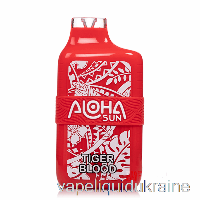 Vape Liquid Ukraine Aloha Sun 7000 Disposable Tiger Blood